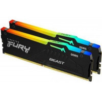 Память для настольных компьютеров Kingston FURY 32GB (2x16GB) DDR5 5200MHz Beast RGB (KF552C40BBAK2-32)