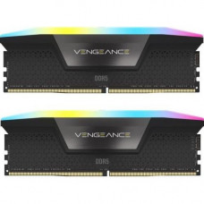 Пам'ять для настільних комп'ютерів Corsair 64 GB (2x32GB) DDR5 5600 MHz Vengeance RGB Black (CMH64GX5M2B5600C40)