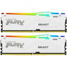 Пам'ять для настільних комп'ютерів Kingston FURY 32 GB (2x16GB) DDR5 5200 MHz Beast RGB EXPO White (KF552C36BWEAK2-32)