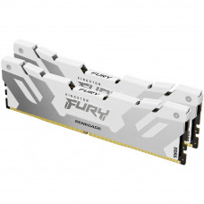 Пам'ять для настільних комп'ютерів Kingston FURY 32 GB (2x16GB) DDR5 6400 MHz Renegade Silver/White (KF564C32RWK2-32)