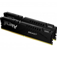 Пам'ять для настільних комп'ютерів Kingston FURY 32 GB (2x16GB) DDR5 6400 MHz Beast Black (KF564C32BBK2-32)