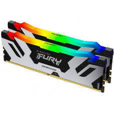 Пам'ять для настільних комп'ютерів Kingston FURY 32 GB (2x16GB) DDR5 6800 MHz Renegade Silver/Black RGB (KF568C36RSAK2-32)