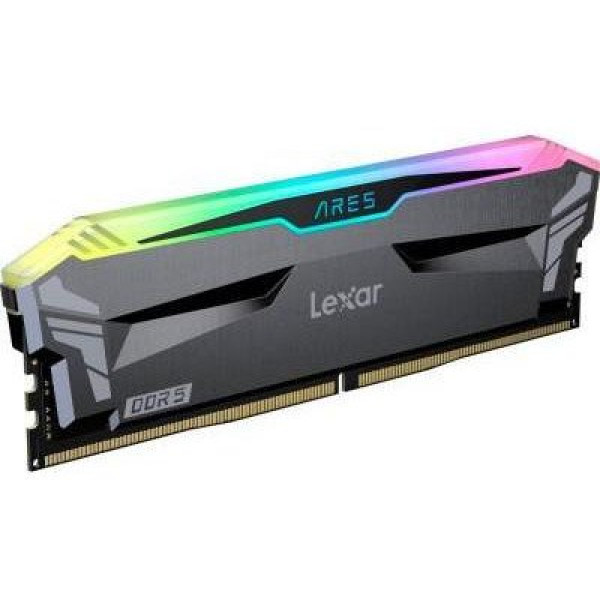 Пам'ять для настільних комп'ютерів Lexar 32 GB DDR5 6400 MHz Ares RGB (LD5EU016G-R6400GDLA)
