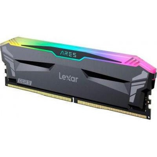 Пам'ять для настільних комп'ютерів Lexar 32 GB DDR5 6400 MHz Ares RGB (LD5EU016G-R6400GDLA)