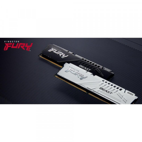 Пам'ять для настільних комп'ютерів Kingston FURY 32 GB DDR5 6000 MHz Beast White (KF560C30BW-32)