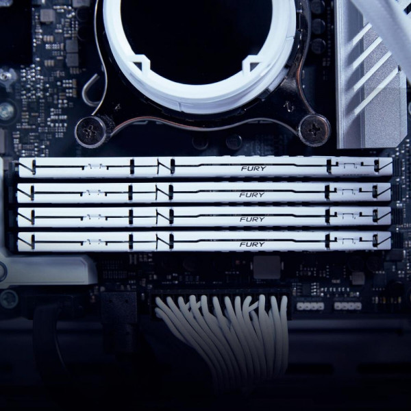 Пам'ять для настільних комп'ютерів Kingston FURY 32 GB DDR5 6000 MHz Beast White (KF560C30BW-32)