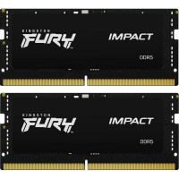 Пам'ять для ноутбуків Kingston FURY 32 GB (2x16GB) DDR5 6400 MHz Impact Black (KF564S38IBK2-32)