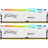 Пам'ять для настільних комп'ютерів Kingston FURY 64 GB (2x32GB) DDR5 5600 MHz Beast RGB EXPO White (KF556C36BWEAK2-64)