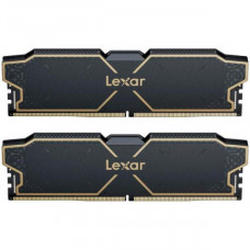 Пам'ять для настільних комп'ютерів Lexar 32 GB (2x16GB) DDR5 6000 MHz Thor Black (LD5U16G60C32LG-RGD)
