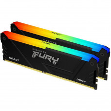 Пам'ять для настільних комп'ютерів Kingston FURY 64 GB (2x32GB) DDR4 3600 MHz Beast RGB (KF436C18BB2AK2/64)