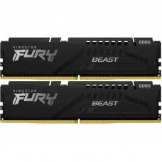 Пам'ять для настільних комп'ютерів Kingston FURY 64 GB (2x32GB) DDR5 6000 MHz Beast Black XMP (KF560C40BBK2-64)