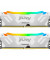 Память для настольных компьютеров Kingston FURY 48 GB (2x24GB) CUDIMM DDR5 8400 MHz Renegade Silver/White RGB (KF584CU40RWAK2-48)