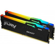 Пам'ять для настільних комп'ютерів Kingston FURY 64 GB (2x32GB) DDR5 5600 MHz Beast RGB (KF556C40BBAK2-64)