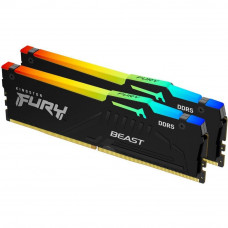 Пам'ять для настільних комп'ютерів Kingston FURY 64 GB (2x32GB) DDR5 5200 MHz Beast RGB (KF552C40BBAK2-64)