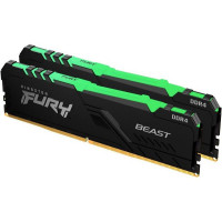 Пам'ять для настільних комп'ютерів Kingston FURY 16 GB (2x8GB) DDR4 4000 MHz Renegade RGB (KF440C19RBAK2/16)