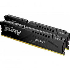 Пам'ять для настільних комп'ютерів Kingston FURY 32 GB (2x16GB) DDR5 4800 MHz Beast Black (KF548C38BBK2-32)