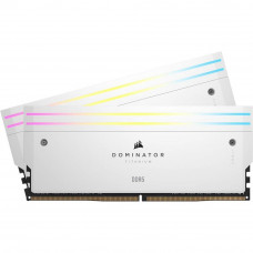 Пам'ять для настільних комп'ютерів Corsair 64 GB (2x32GB) DDR5 6000 MHz Dominator Titanium RGB (CMP64GX5M2B6000C30W)