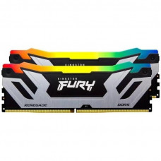 Память для настольных компьютеров Kingston FURY 48 GB (2x24GB) CUDIMM DDR5 8400 MHz Renegade Silver/Black RGB (KF584CU40RSAK2-48)
