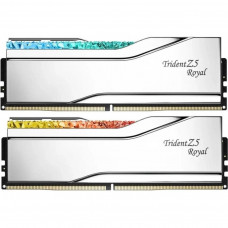 Пам'ять для настільних комп'ютерів G.Skill 96 GB (2x48GB) DDR5 6400 MHz Trident Z5 Royal Silver (F5-6400J3239F48GX2-TR5S)