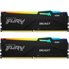 Пам'ять для настільних комп'ютерів Kingston FURY 32 GB (2x16GB) DDR5 5600 MHz FURY Beast RGB (KF556C36BBEAK2-32)