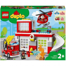 Блоковий конструктор LEGO Town Пожежне депо та гелікоптер (10970)