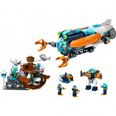 Блоковий конструктор LEGO City Глибоководний дослідницький підводний човен (60379)