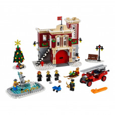 блоковий конструктор LEGO Creator Новорічна пожежна станція (10263)